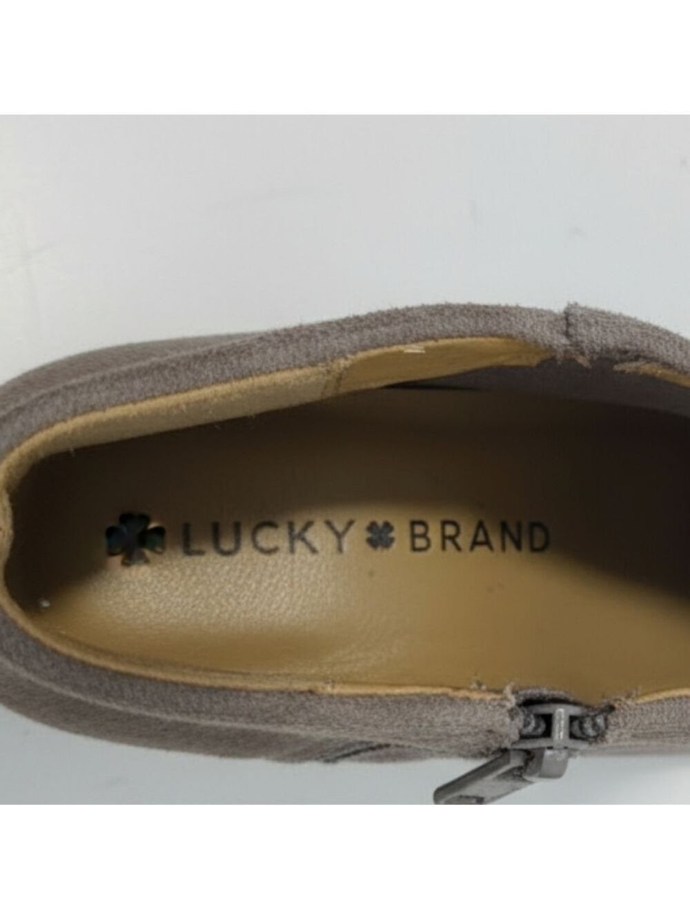 Lucky Brand Gray Ankle Booties - Picture 2 of 4